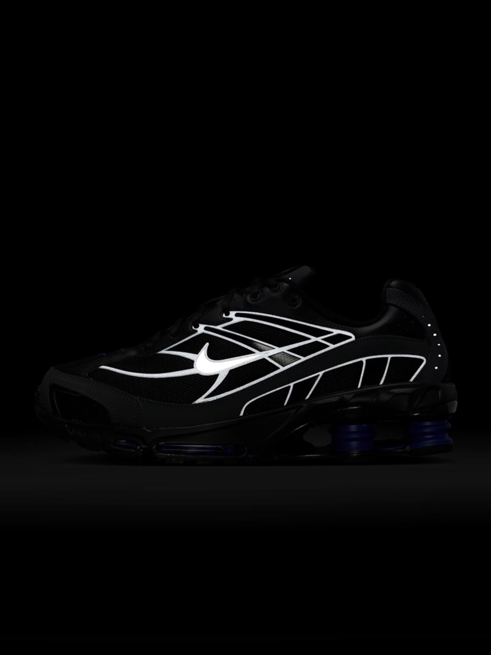 Nike Shox 🔥 Ride 2 Black Metallic Silver Deep Royal Blue IM5999-010 Size 10.5 - Picture 9 of 10